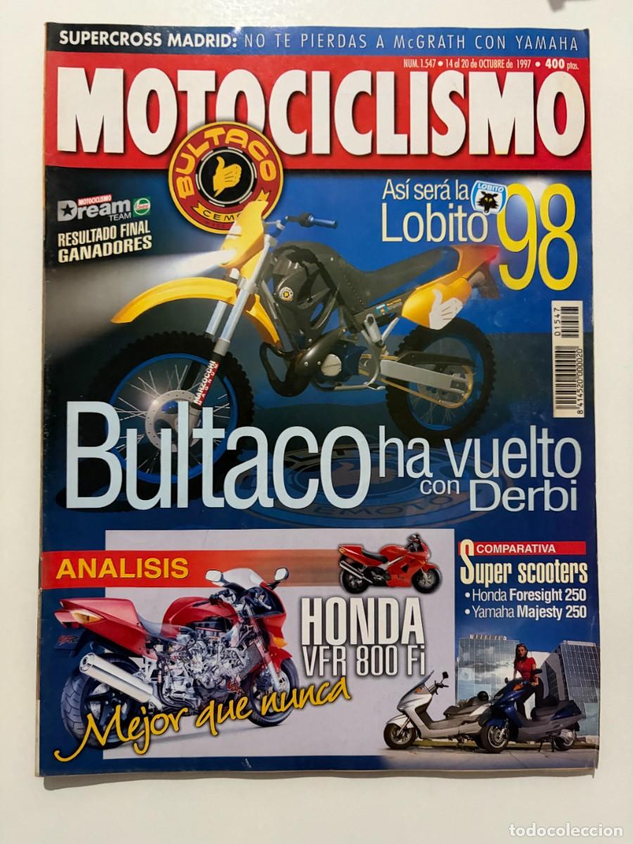 Coches y motocicletas: MOTOCICLISMO. N&deg; 1547. OCTUBRE 1997. BULTACO HA VUELTO CON DERBI. AS&Iacute; SER&Aacute; LA LOBITO 98. LEER