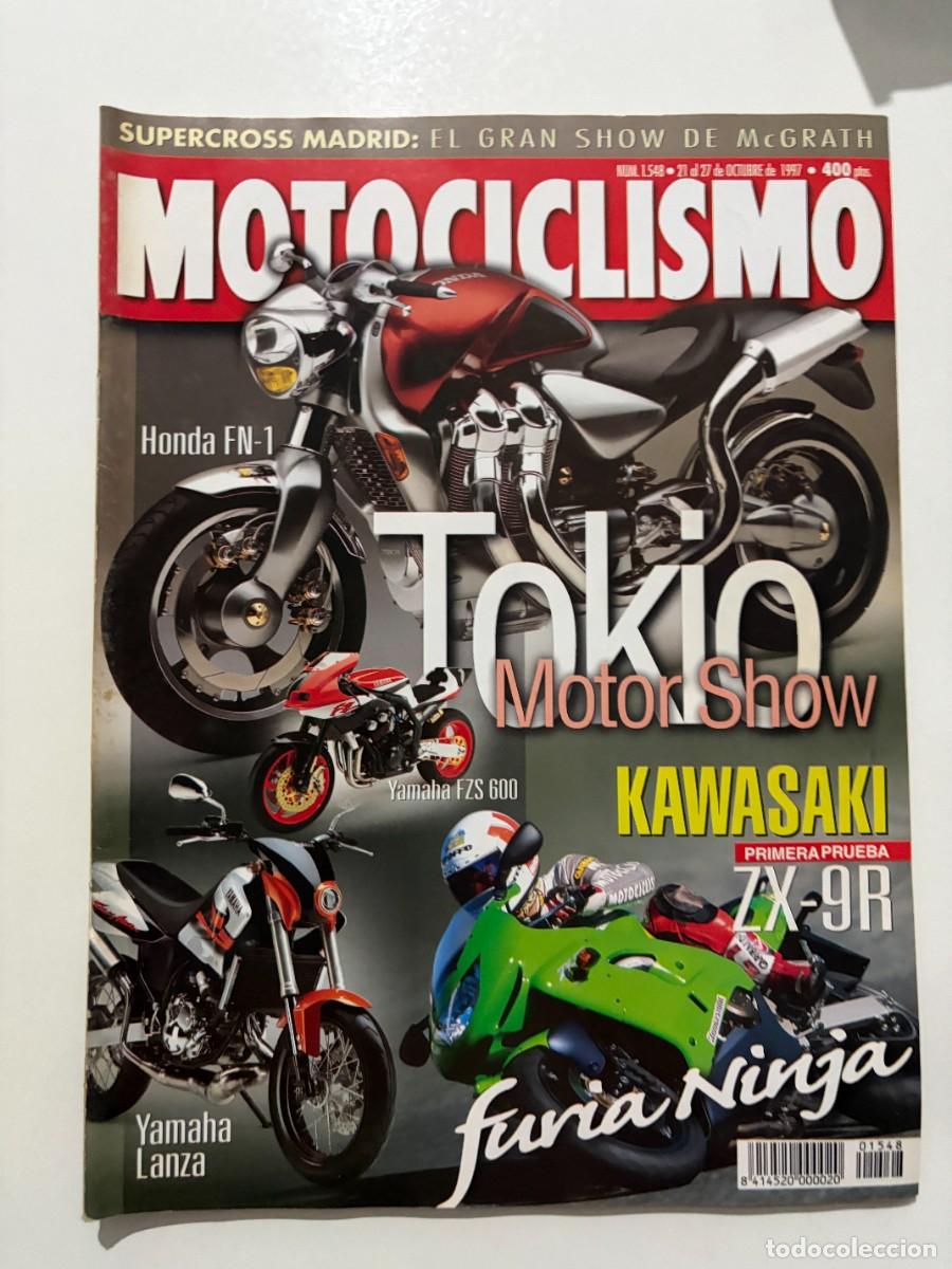 Coches y motocicletas: MOTOCICLISMO. N&ordm; 1548. OCTUBRE 1997. PRUEBA : KAWASIKI ZX-9R. YAMAHA LANZA FURIA NINJA..... LEER.