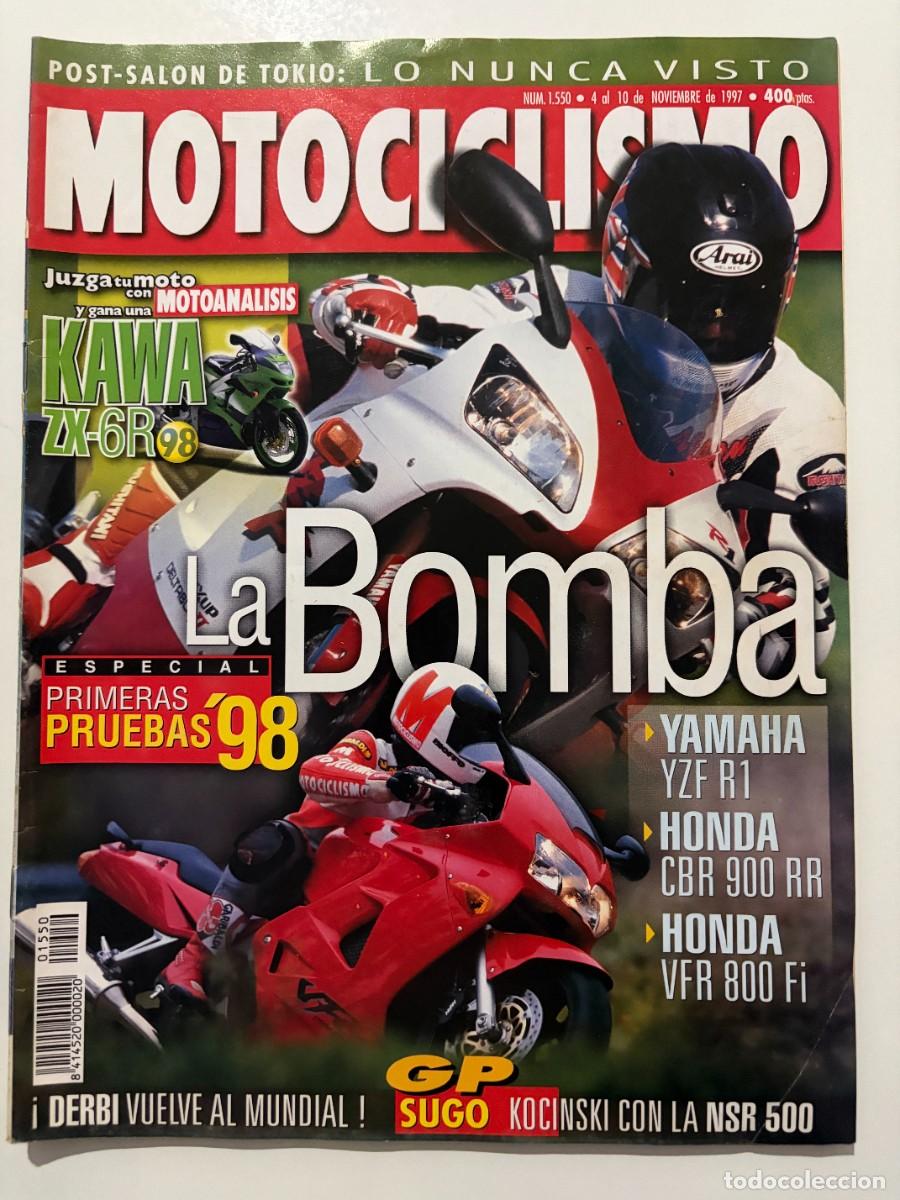 Coches y motocicletas: MOTOCICLISMO. N&deg; 1550. NOVIEMBRE 1997. ESPECIAL PRIMERAS PRUEBAS 98. DERBI VUELVE AL MUNDIAL. LEER