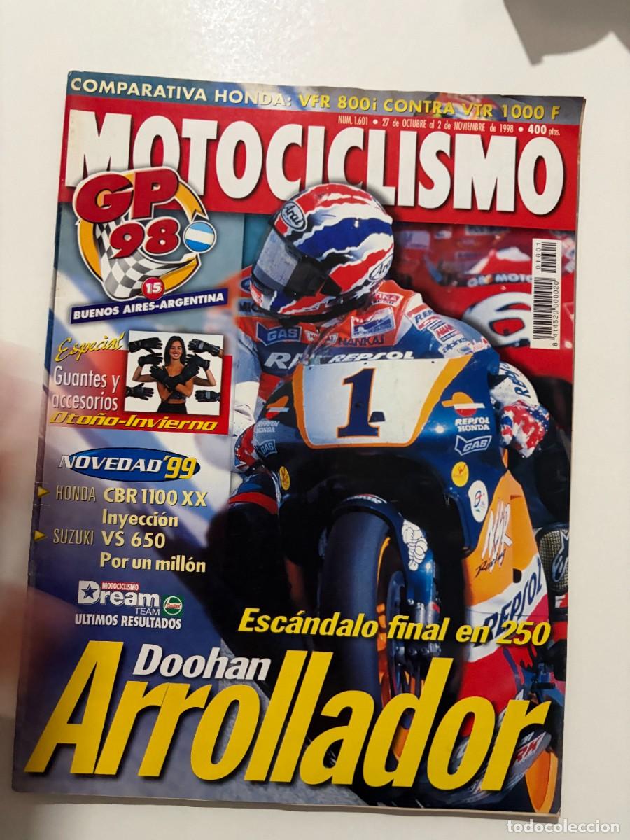 Coches y motocicletas: MOTOCICLISMO. N&ordm; 1601. NOVIEMBRE 1998. HONDA CBR 1100 XX INYECCION. SUZUKI VS 650. LEER