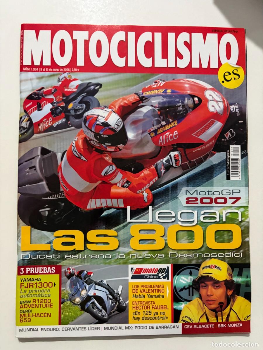 Coches y motocicletas: MOTOCICLISMO. N&deg; 1994. MAYO 2006. YAMAHA FJR1300. BMW R1200 ADVENTURE. DERBI MULHACEN 659. LEER
