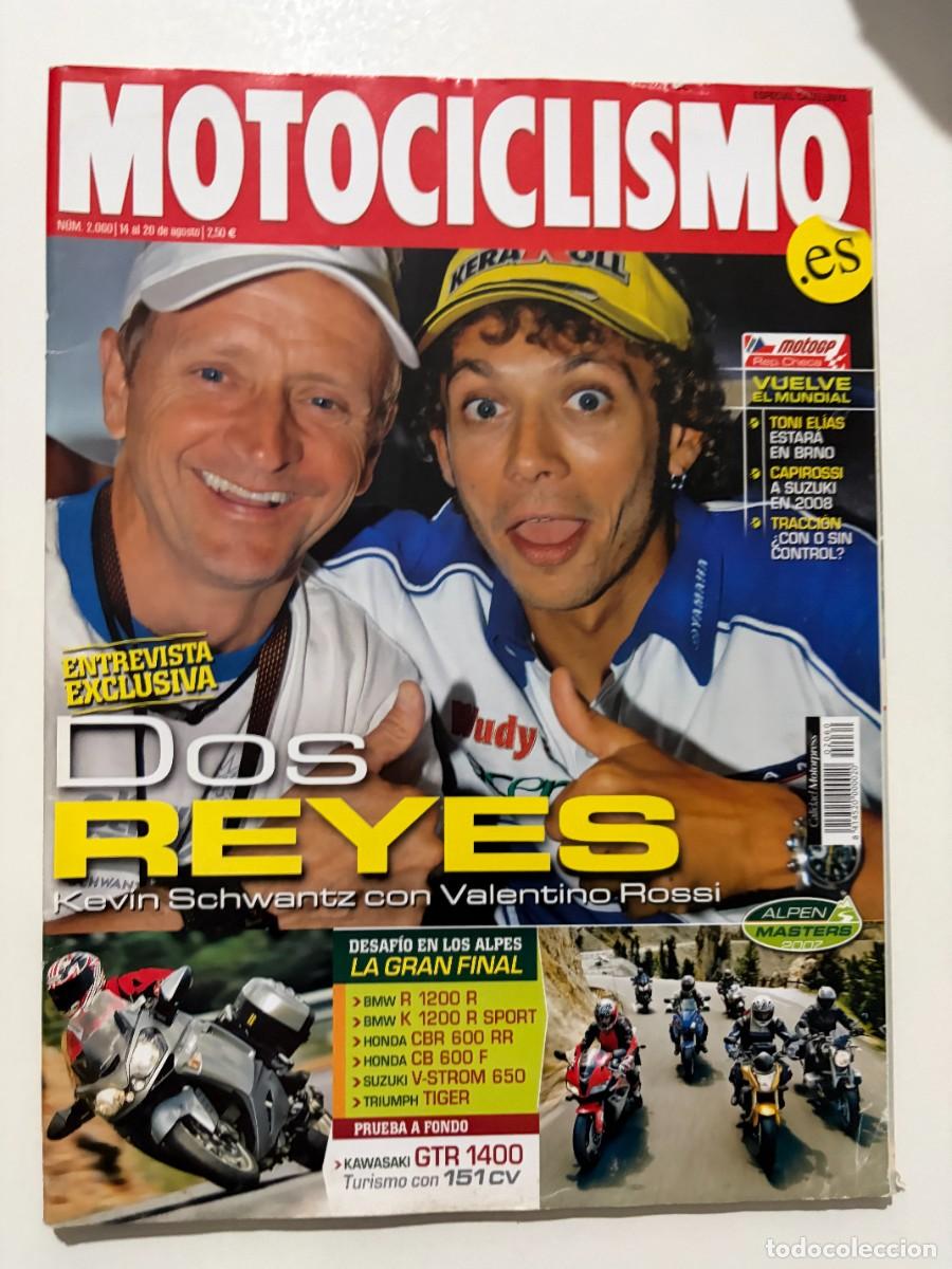 Coches y motocicletas: MOTOCICLISMO. N&deg; 2060. AGOSTO 2007. DOS REYES, KEVIN SCHWANTZ CON VALENTINO ROSSI.LEER