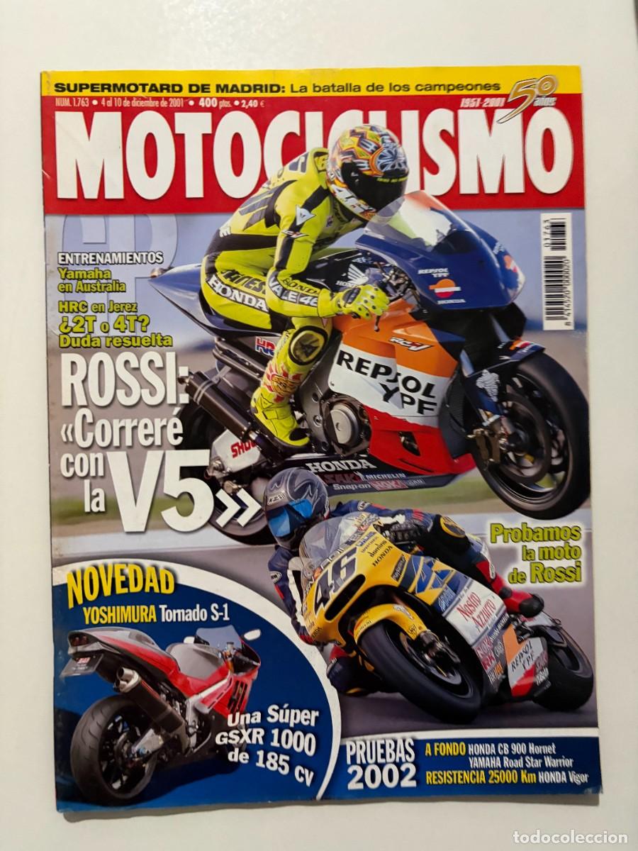 Coches y motocicletas: MOTOCICLISMO. N&ordm; 1763. DICIEMBRE 2001. PRUEBA: HONDA CB 900 HORNET. DUELO DE CAMPEONES. LEER.