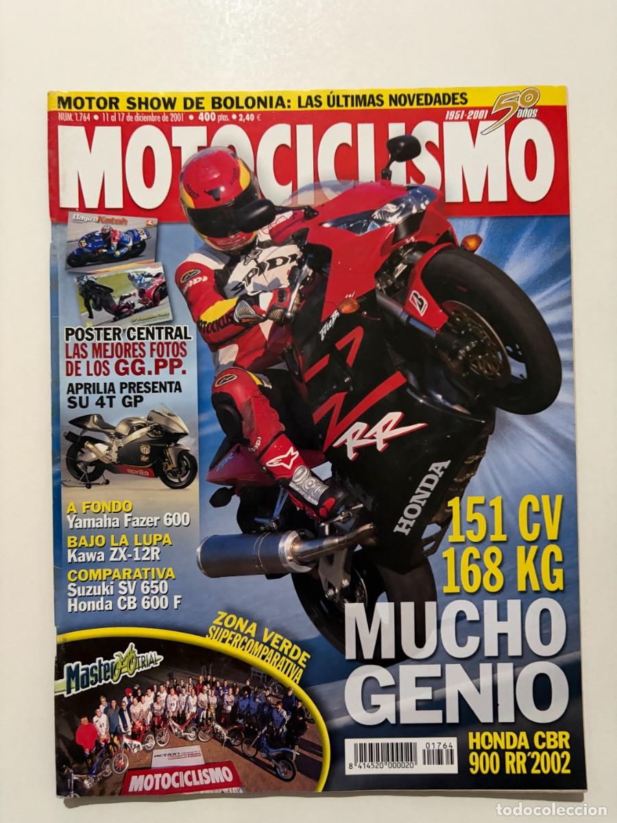 Coches y motocicletas: MOTOCICLISMO. N&ordm; 1764. DICIEMBRE 2001. YAMAHA FAZER 600. BAJO LA LUPA KAWA ZX-12R. SUZUKI SV.. LEER.