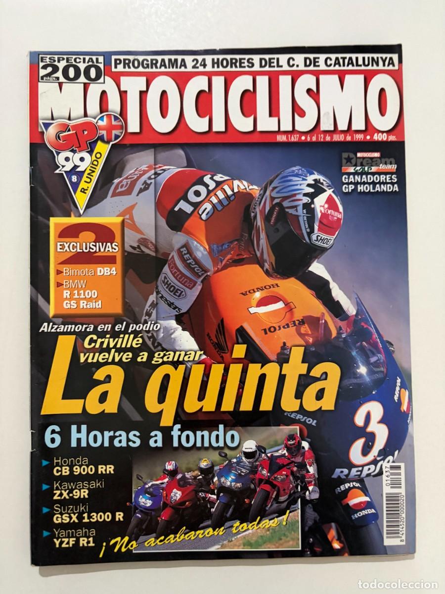 Coches y motocicletas: MOTOCICLISMO. N&deg; 1636. JUNIO 1999. CA&Iacute;DA DE CRIVILLE. SETE OTRA VEZ EN PODIO. LEER