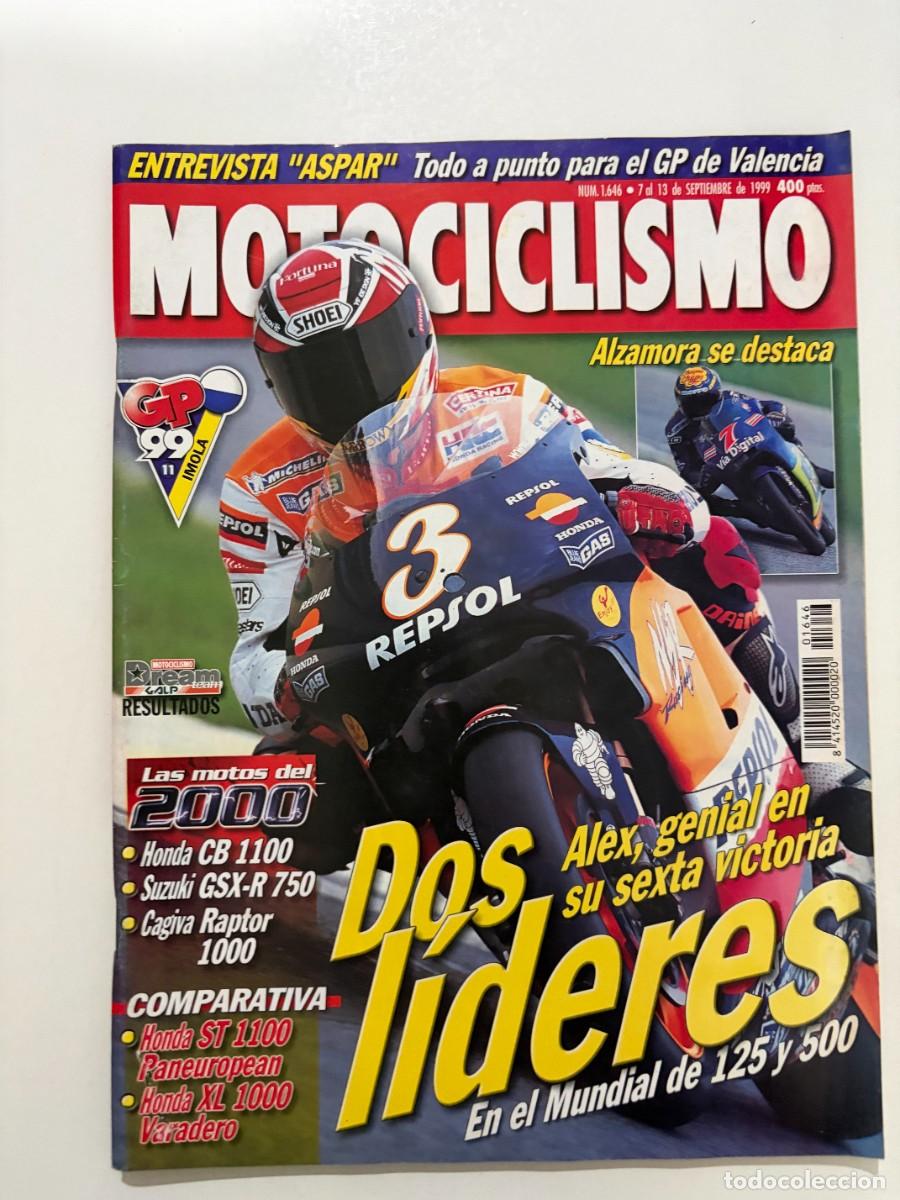 Coches y motocicletas: MOTOCICLISMO. N&ordm; 1646. SEPTIEMBRE 1999. PRUEBA: MOTO GUZZI V-11 SPORT. CAMPEONATO ESPA&Ntilde;A 125.. LEER.