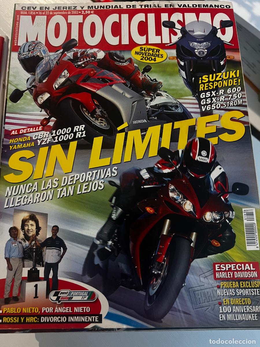 Coches y motocicletas: MOTOCICLISMO. N&ordm; 1856. SEPTIEMBRE 2003. PABLO NIETO POR ANGEL NIETO. ESPECIAL HARLEY DAVIDSON. LEER.