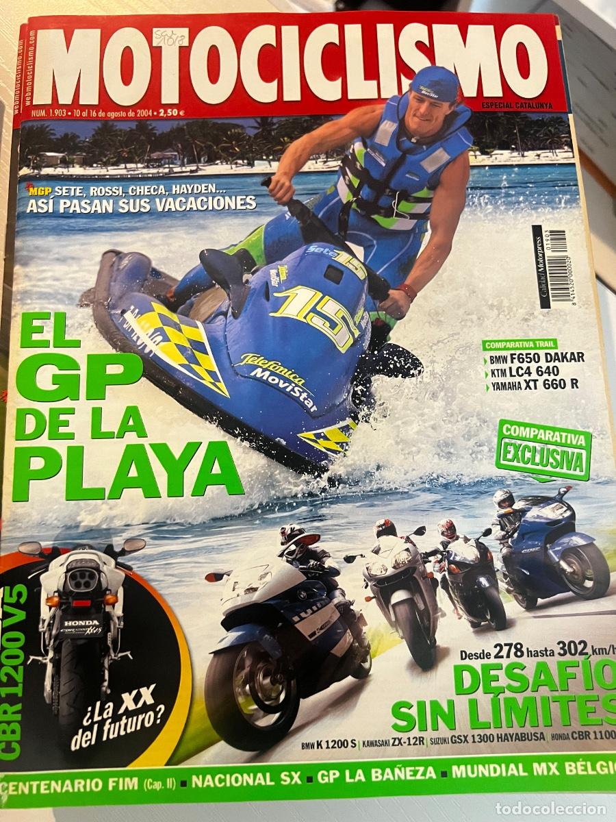 Coches y motocicletas: MOTOCICLISMO. N&ordm; 1903. AGOSTO 2004. EL GP DE LA PLAYA. HONDA CBR 1200 V5. BMW K1200 S.. LEER.