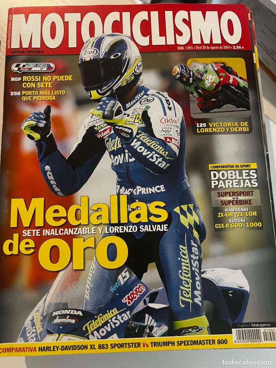 Coches y motocicletas: MOTOCICLISMO. N&ordm; 1905. AGOSTO 2004. MEDALLAS DE ORO, SETE INALCANZABLE Y LORENZO SALVAJE.... LEER.