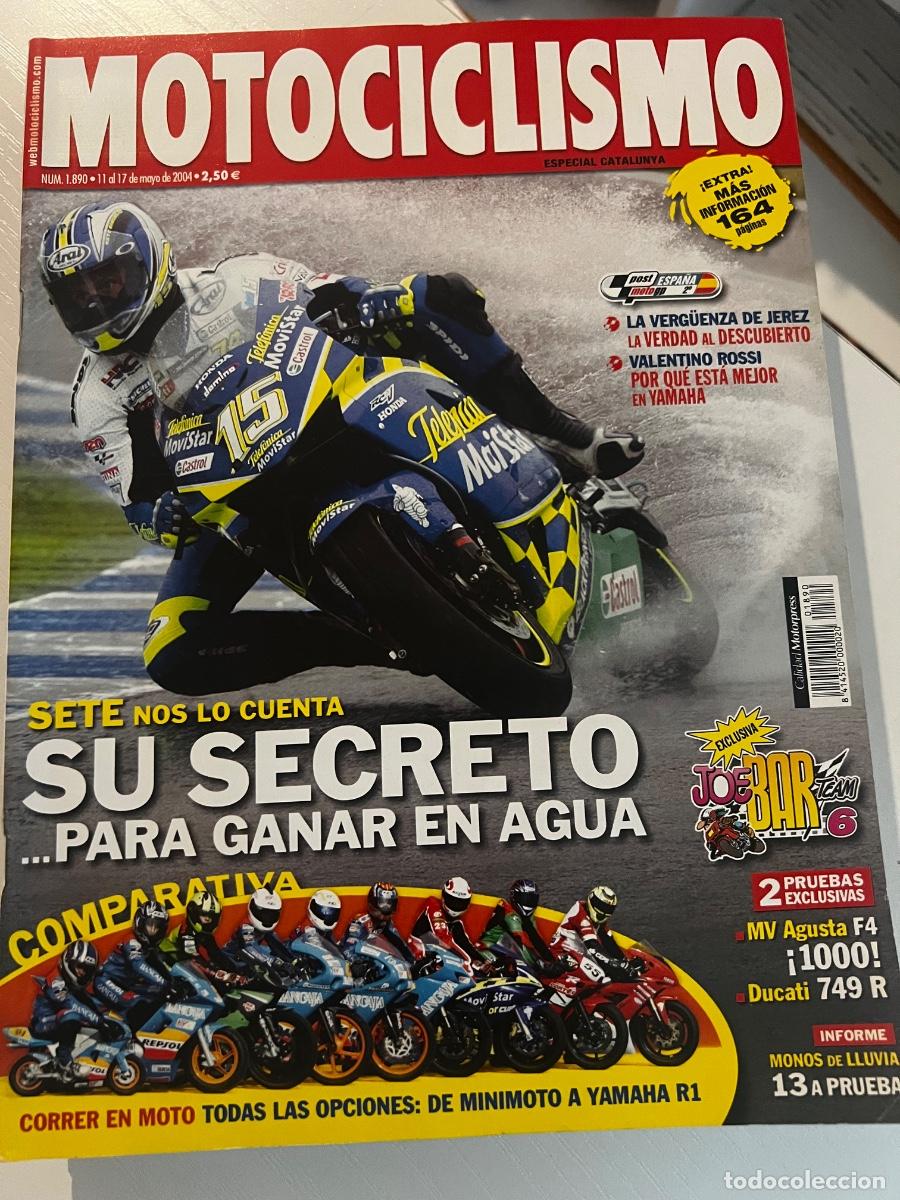 Coches y motocicletas: MOTOCICLISMO. N&deg; 1890. MAYO 2004. MV AGUSTA 1000 F4. DUCATI 749R. KYMCO VITALY 60. YAMAHA XJR. LEER