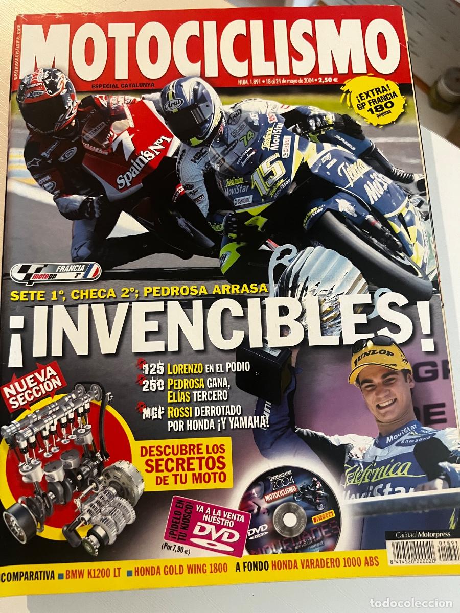 Coches y motocicletas: MOTOCICLISMO. N&ordm; 1891. A&Ntilde;O 2004. LORENZO EN EL PODIO. PEDROSA GANA. ELIAS TERCERO. ROSSI .... LEER