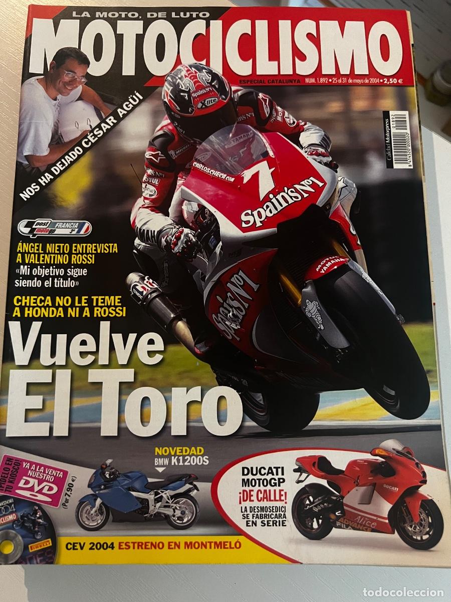 Coches y motocicletas: MOTOCICLISMO. N&ordm; 1892. A&Ntilde;O 2004. CHECA NO LE TEME A HONDA NI A ROSSI. VUELVE EL TORO. BMW K.... LEER