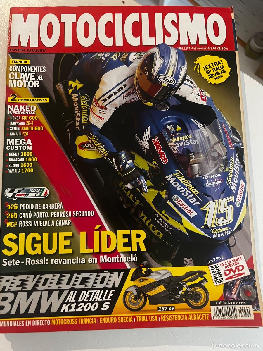 Coches y motocicletas: MOTOCICLISMO. N&deg; 1894. JUNIO 2004. BMW K 1200 S. HONDA CBF 600. KAWASAKI ZR-7. SUZUKI GSF 600 Z.LEER