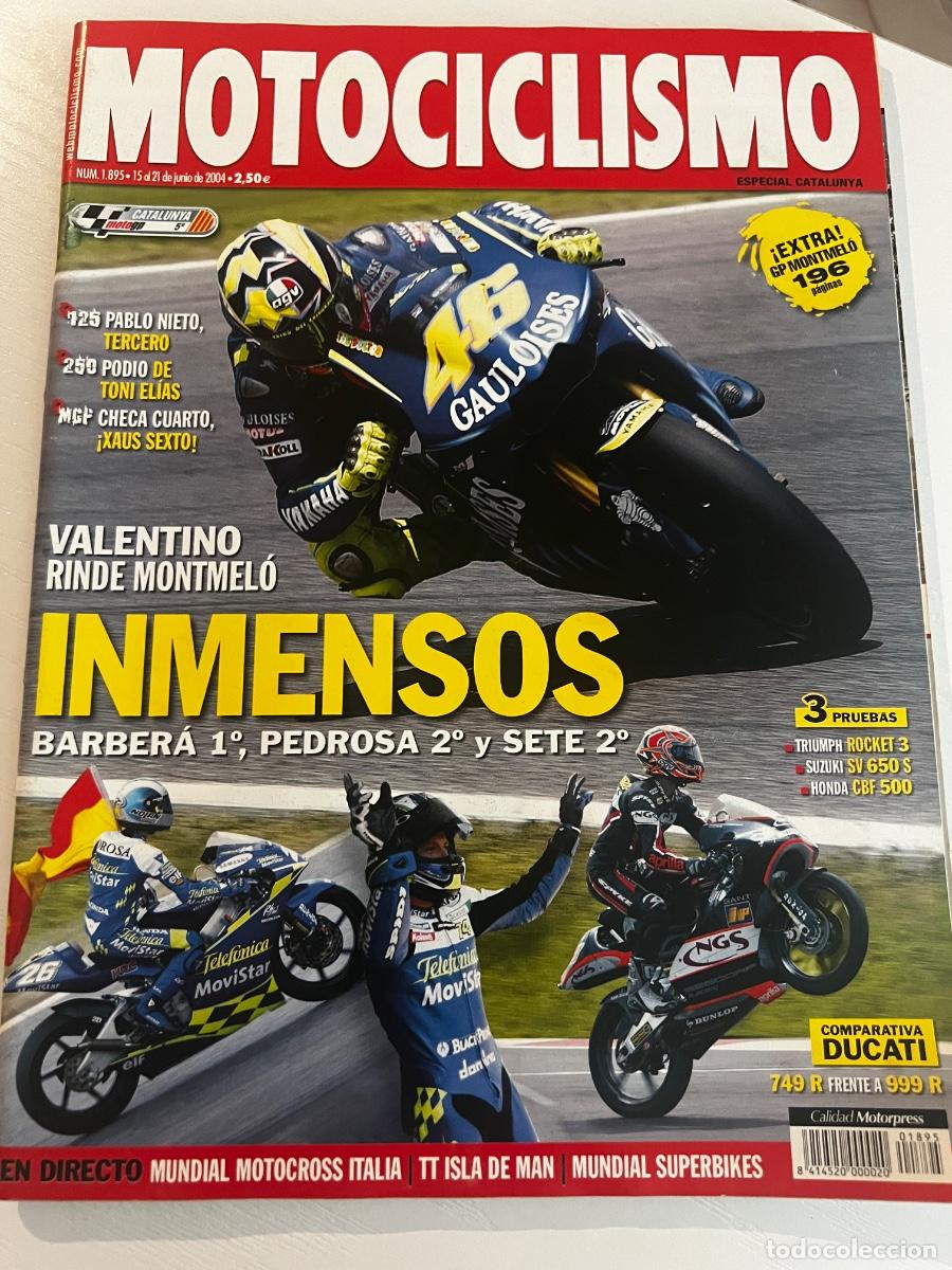 Coches y motocicletas: MOTOCICLISMO. N&deg; 1895. JUNIO 2004. VALENTINO RINDE MONTMEL&Oacute;. COMPARATIVA DUCATI 749 R. LEER