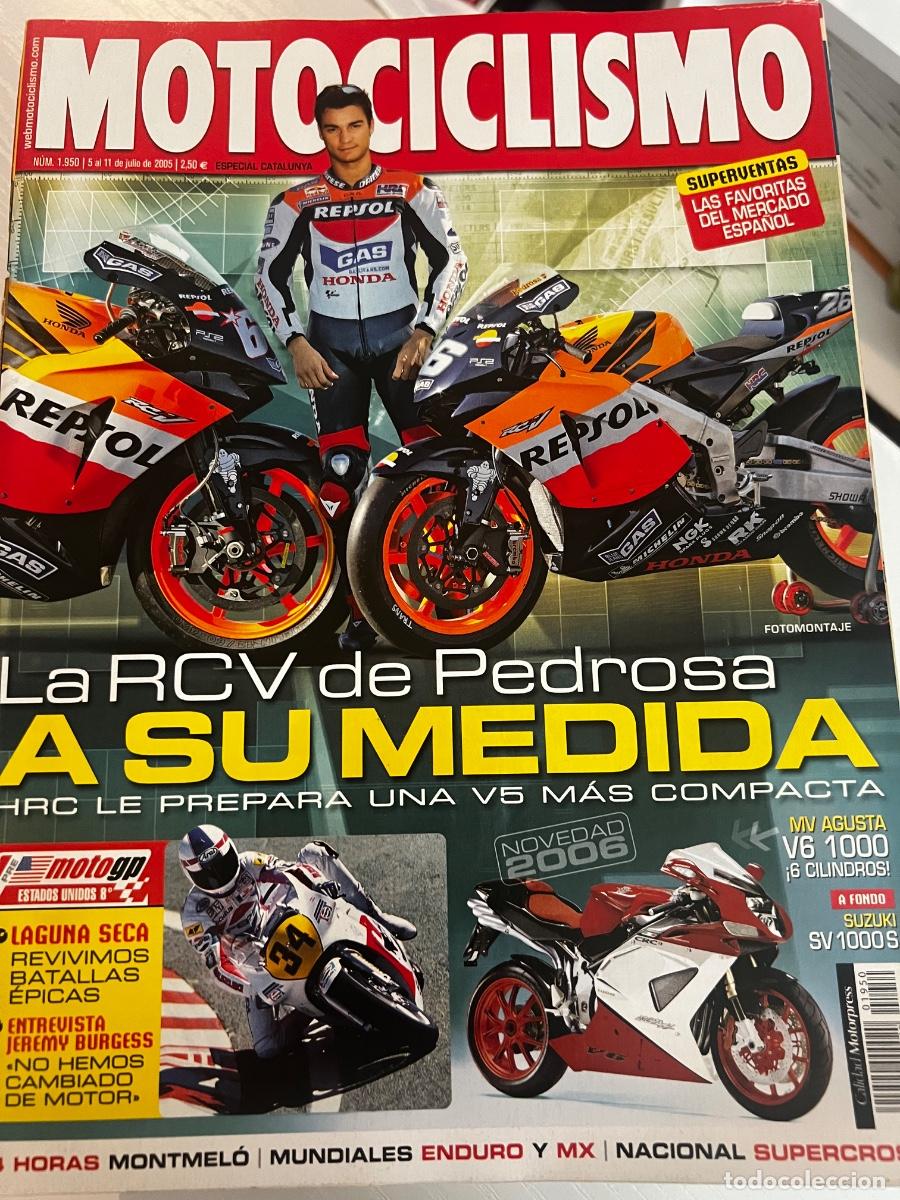 Coches y motocicletas: MOTOCICLISMO. N&ordm; 1950. JULIO 2005. MV AGUSTA V6 1000. HONDA HORNET 100. SUZUKI SV 1000 S. LEER