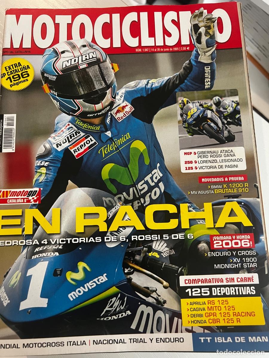Coches y motocicletas: MOTOCICLISMO. N&ordm; 1947. JUNIO 2005. APRILIA RS 125. CAGIVA MITO 125. DERBI GPR 125 RACING. LEER