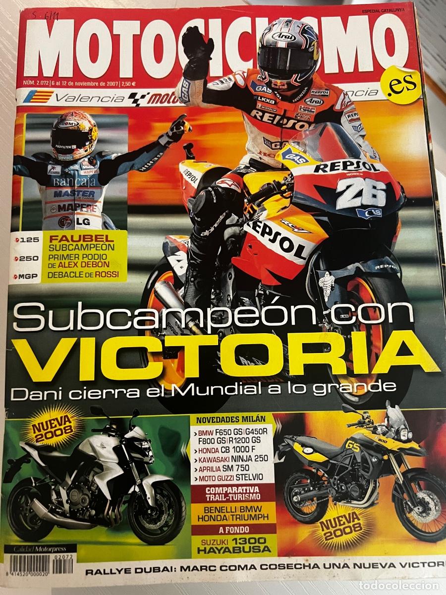 Coches y motocicletas: MOTOCICLISMO. N&ordm; 2072. NOVIEMBRE 2007. DANI CIERRA EL MUNDIAL A LO GRANDE. FAUBEL SUBCAMPEON.. LEER