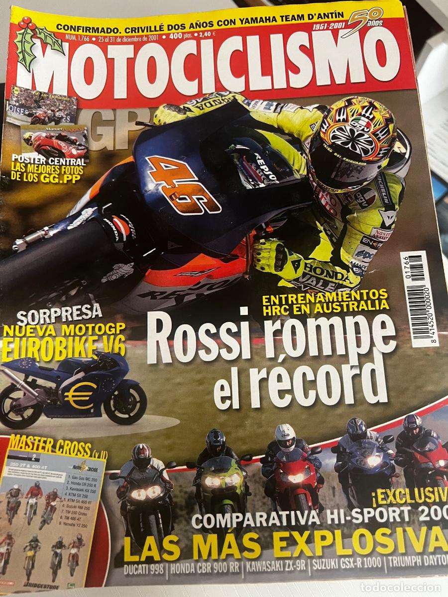 Coches y motocicletas: MOTOCICLISMO. N&ordm; 1766. DICIEMBRE 2001. PRUEBA COMPARATIVA: HONDA CBR 900 RR vs DUCATI... LEER.