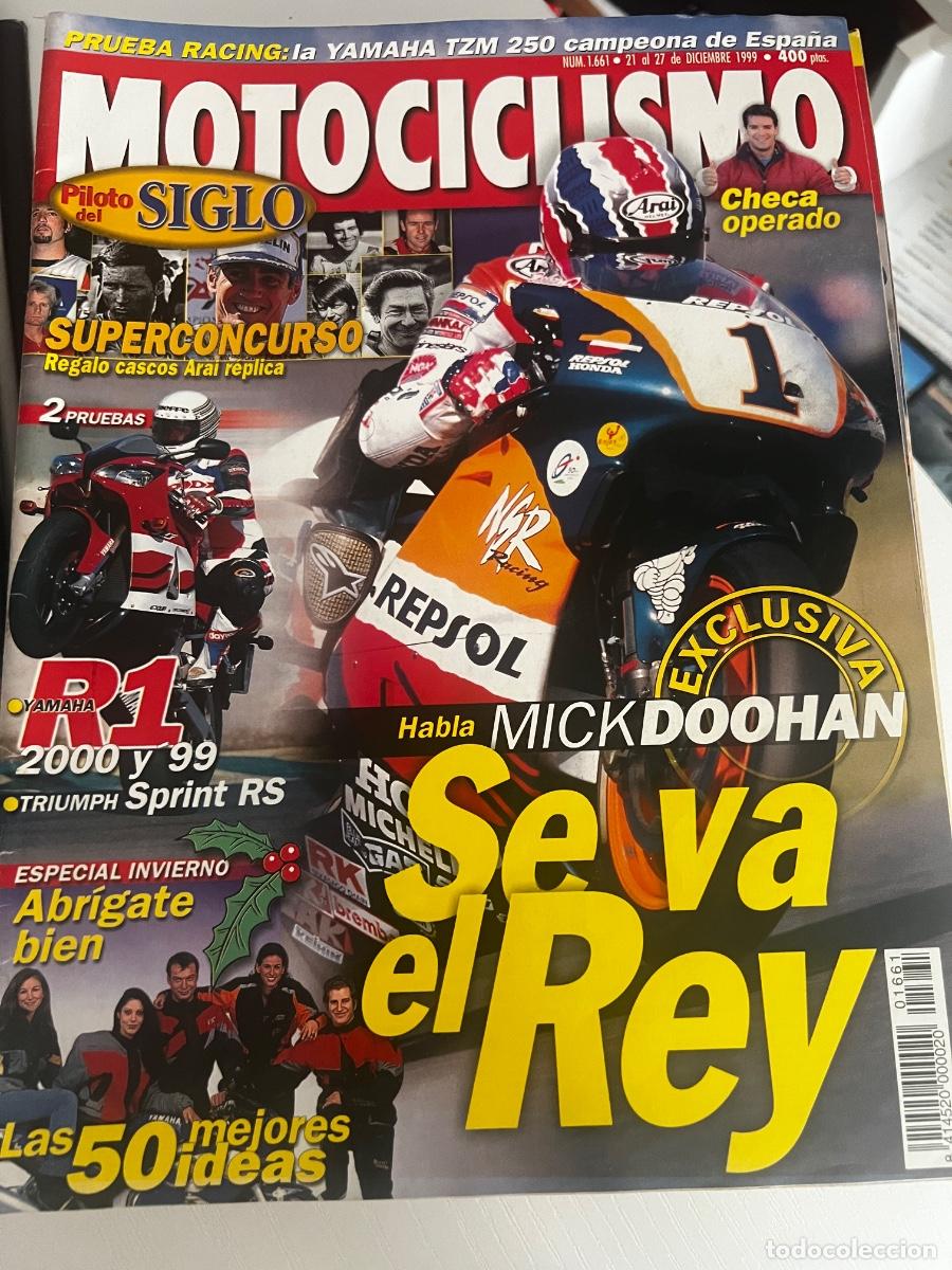 Coches y motocicletas: MOTOCICLISMO. N&deg; 1661. DICIEMBRE 1999. YAMAHA R1 2000, TRIUMPH SPRINT RS 955I, YAMAHA TZM 250. LEER