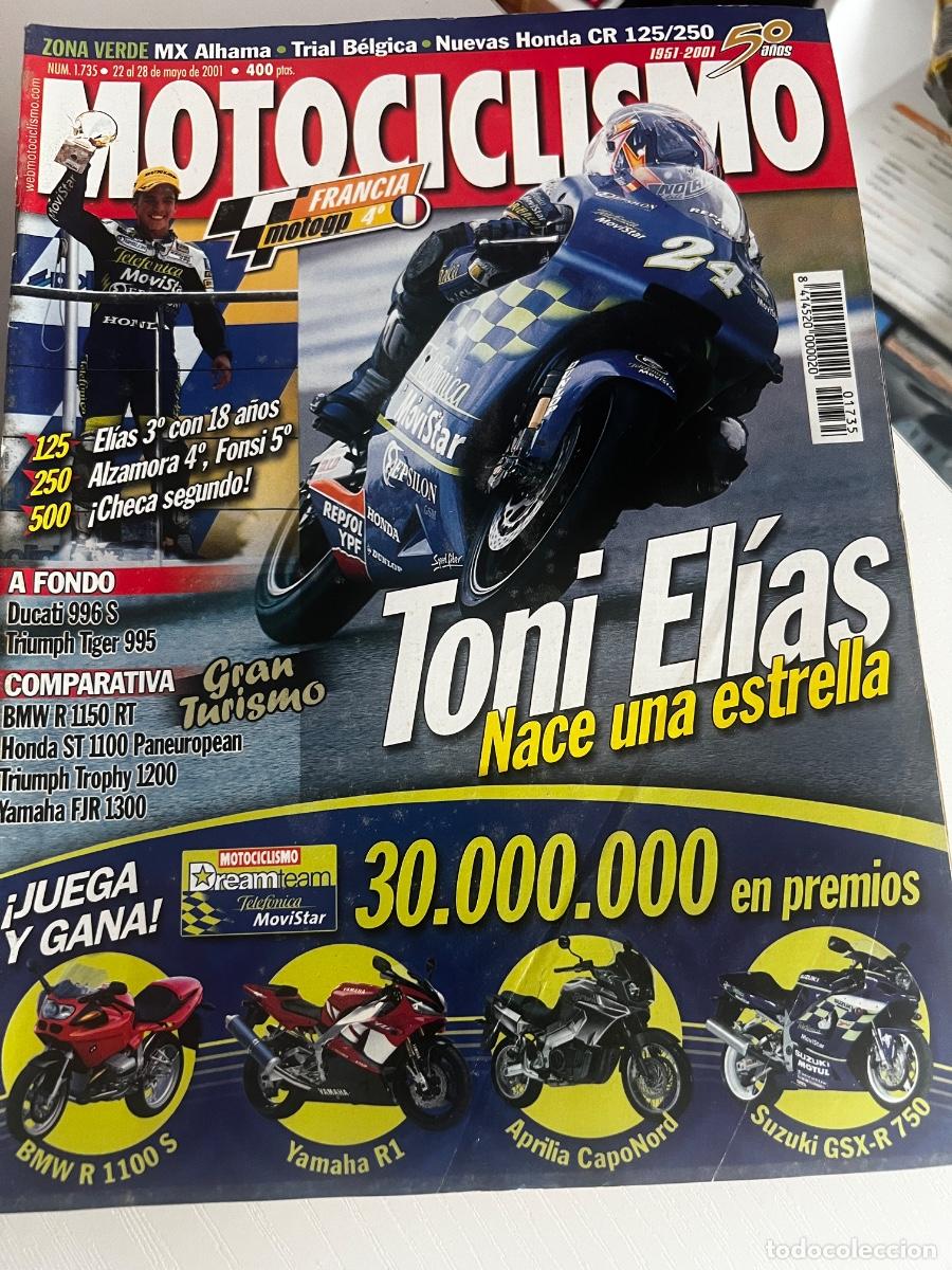 Coches y motocicletas: MOTOCICLISMO. N&ordm; 1735. A&Ntilde;O 2001. COMPARATIVA : BMW R 1150 RT. HONDA ST 1100. YAMAHA FJR 1300... LEER