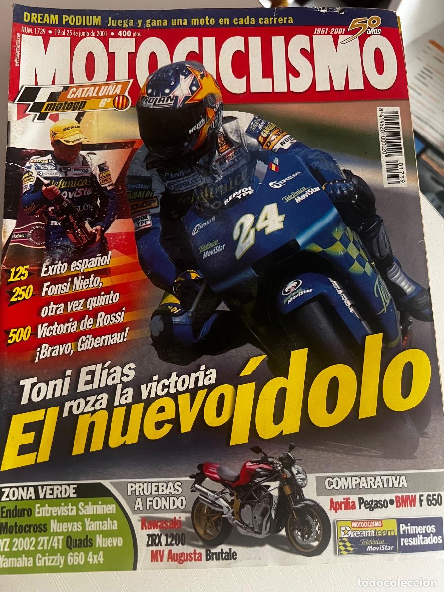 Coches y motocicletas: MOTOCICLISMO. N&ordm; 1739. JUNIO 2001. TONI ELIAS ROZA LA VICTORIA. PRUEBA : KAWASAKI ZRX 1200.... LEER.