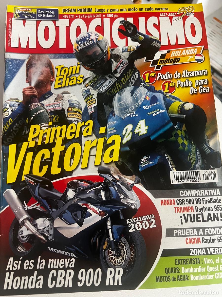 Coches y motocicletas: MOTOCICLISMO. N&deg; 1741. JULIO 2001. TONI EL&Iacute;AS, PRIMERA VICTORIA. PODIO DD ALZAMORA. LEER.