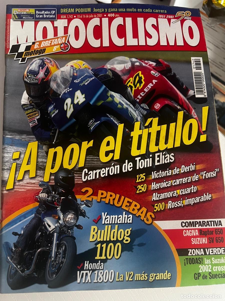 Coches y motocicletas: MOTOCICLISMO. N&ordm; 1742. JULIO 2001. PRUEBA: YAMAHA BT 1100 BULLDOG. SBK EN LAGUNA SECA. LEER