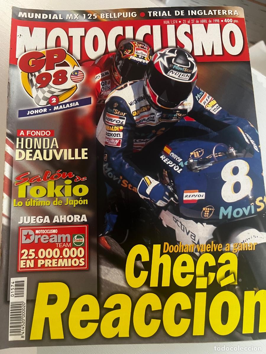 Coches y motocicletas: MOTOCICLISMO. N&deg; 1574. ABRIL 1998. DOOHAN VUEVE A GANAR, CHECA REACCI&Oacute;N. SAL&Oacute;N DE TOKIO. LEER
