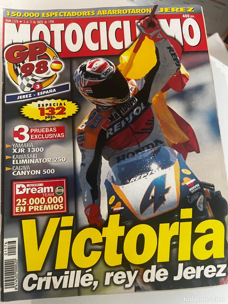 Coches y motocicletas: MOTOCICLISMO. N&deg; 1576. MAYO 1998. VICTORIA CRIVILLE REY DE JEREZ. YAMAHA XJR 1300