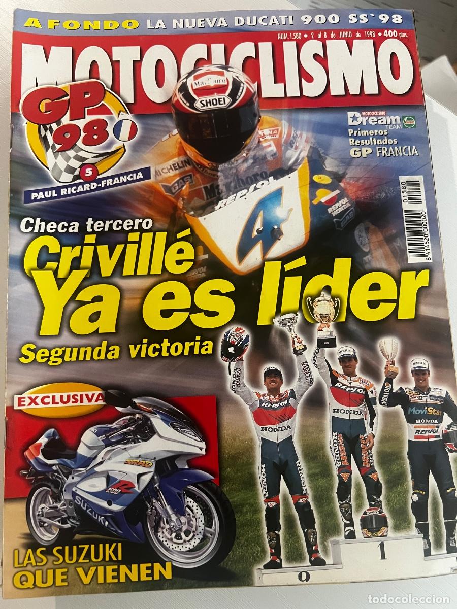 Coches y motocicletas: MOTOCICLISMO. N&deg; 1580. JUNIO 1998. CHECA TERCERO, CRIVILLE YA ES L&Iacute;DER, SEGUNDA VICTORIA. LEER
