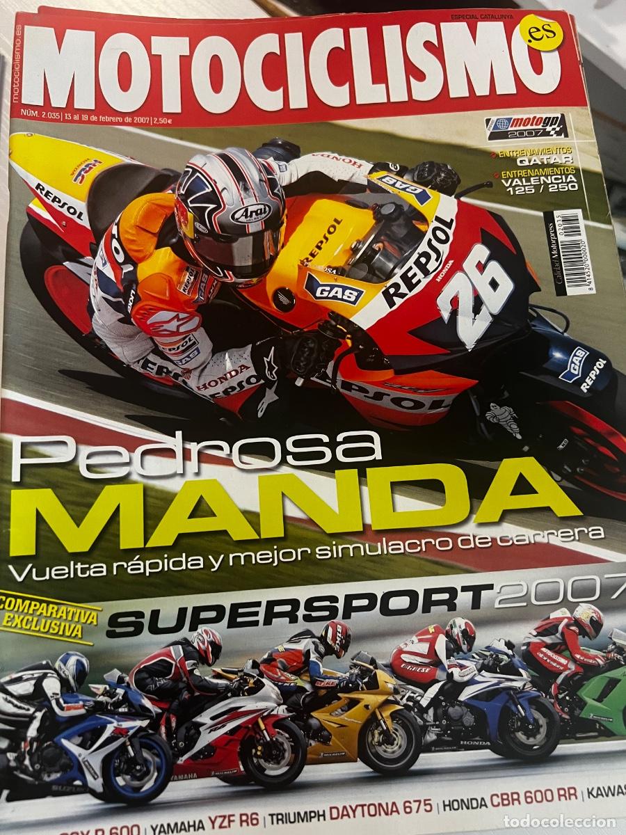 Coches y motocicletas: MOTOCICLISMO. N&deg; 2035. FEBRERO 2007. PEDROSA MANDA VUELTA R&Aacute;PIDA Y MEJOR SIMULACRO DE CARRERA. LEER