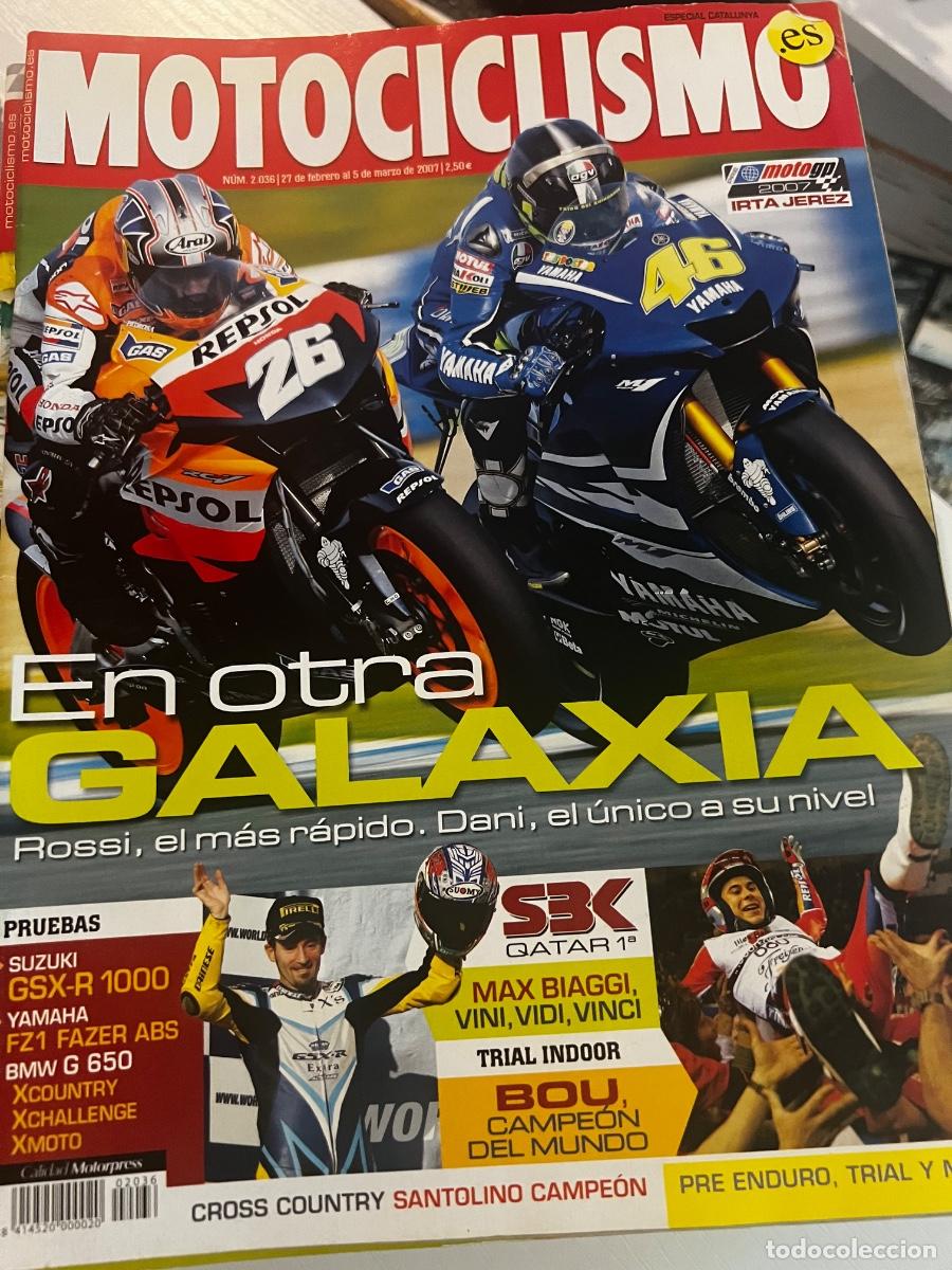 Coches y motocicletas: MOTOCICLISMO. N&ordm; 2036. FEBRERO. 2007. EN OTRA GALAXIA. ROSSI, EL MAS RAPIDO. MAX BIAGGi.. LEER.