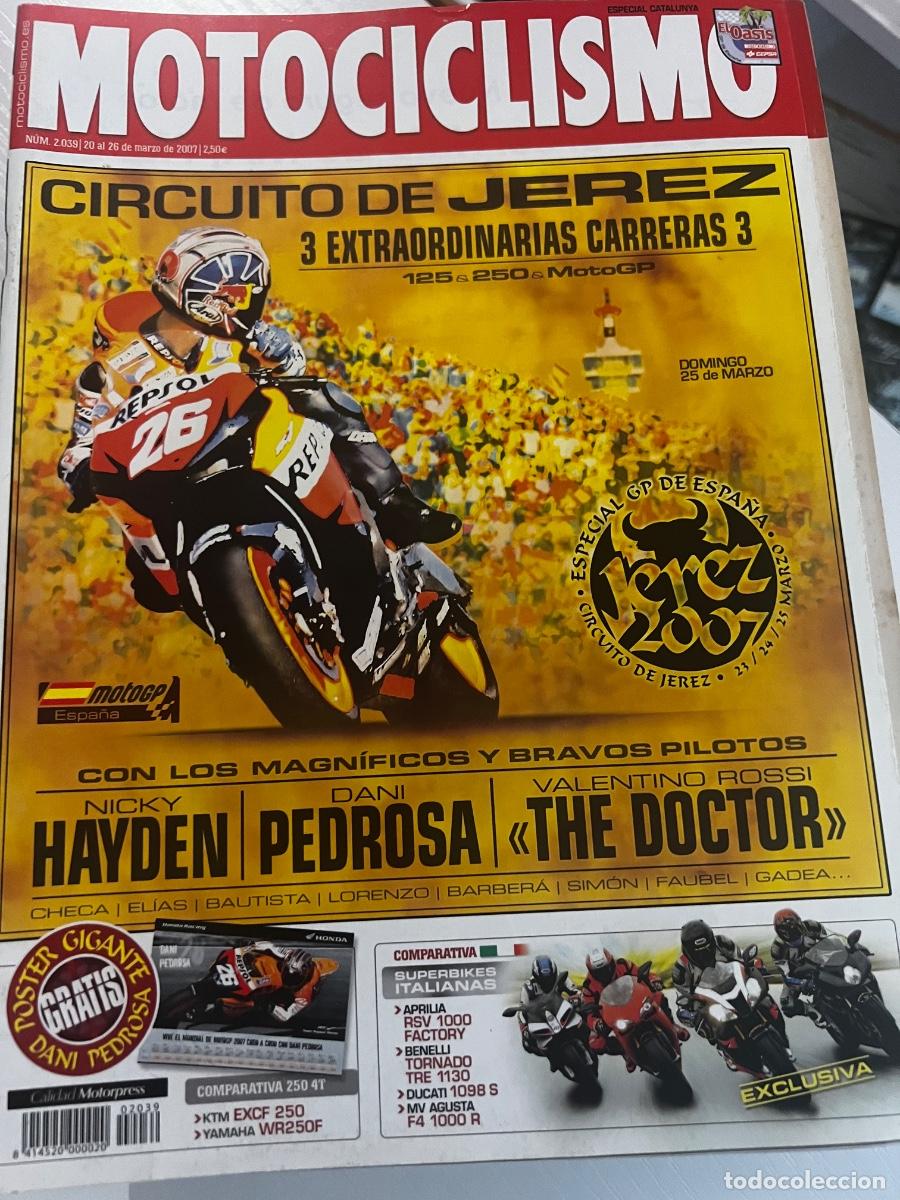 Coches y motocicletas: MOTOCICLISMO. N&ordm; 2039. MARZO. 2007. CIRCUITO DE JEREZ. NICKY HAYDEN. DANI PEDROSA. APRILIA. LEER.