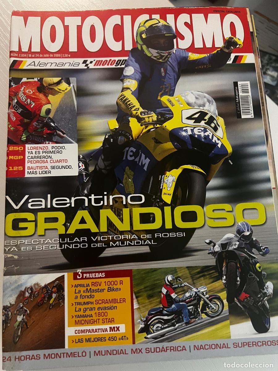 Coches y motocicletas: MOTOCICLISMO. N&deg; 2004. JULIO 2006. ARPILIA RSV 1000 R. TRIUMPH SCRAMBLER. YAMAHA 1800 MIDNIGHT. LEER