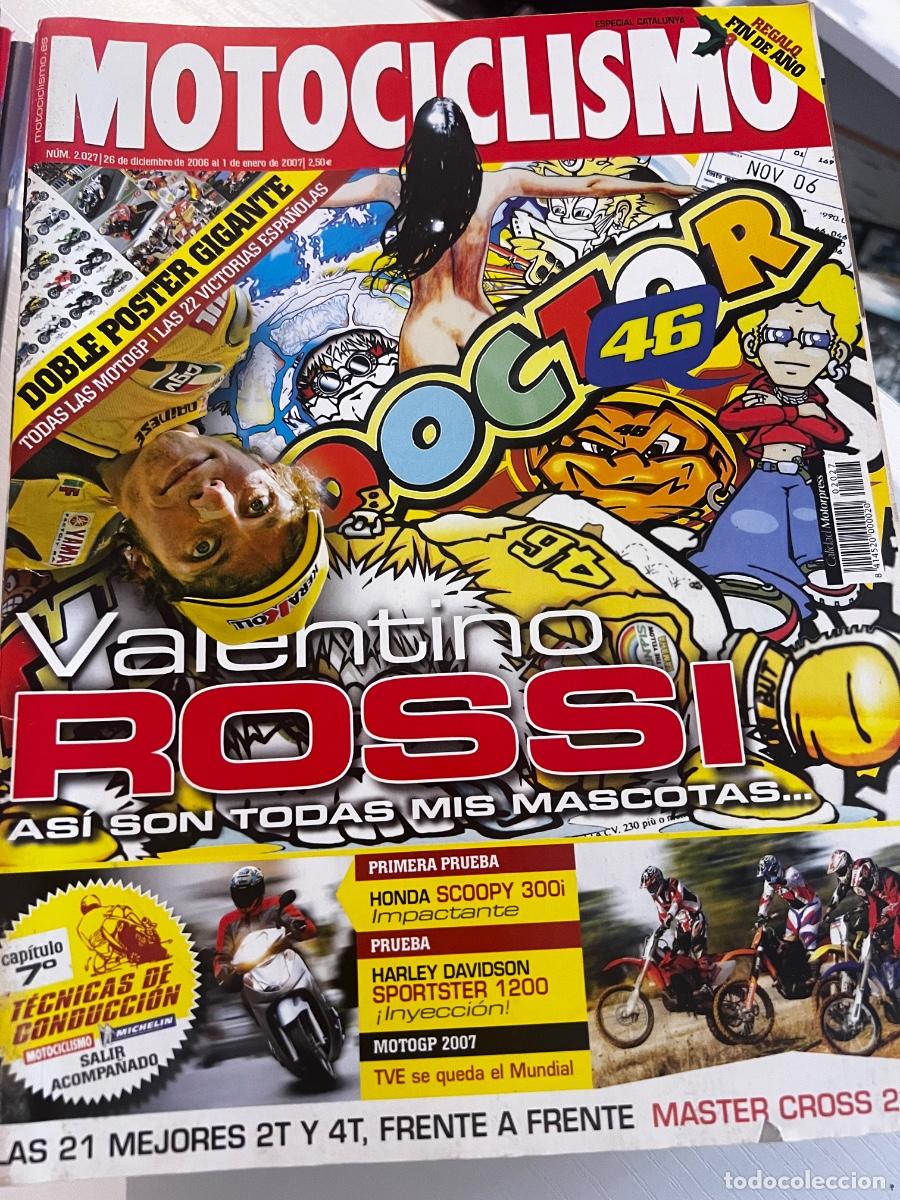 Coches y motocicletas: MOTOCICLISMO. N&ordm; 2027. DICIEMBRE. 2006. VALENTINO ROSSI, ASI SON TODAS MIS MASCOTAS. HONDA. LEER.