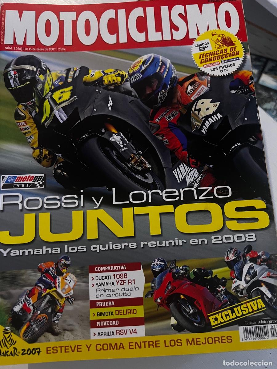 Coches y motocicletas: MOTOCICLISMO. N&ordm; 2029. ENERO. 2007. JORGE Y LORENZO JUNTOS. DUCATI 1098. YAMAHA YZF R1... LEER.