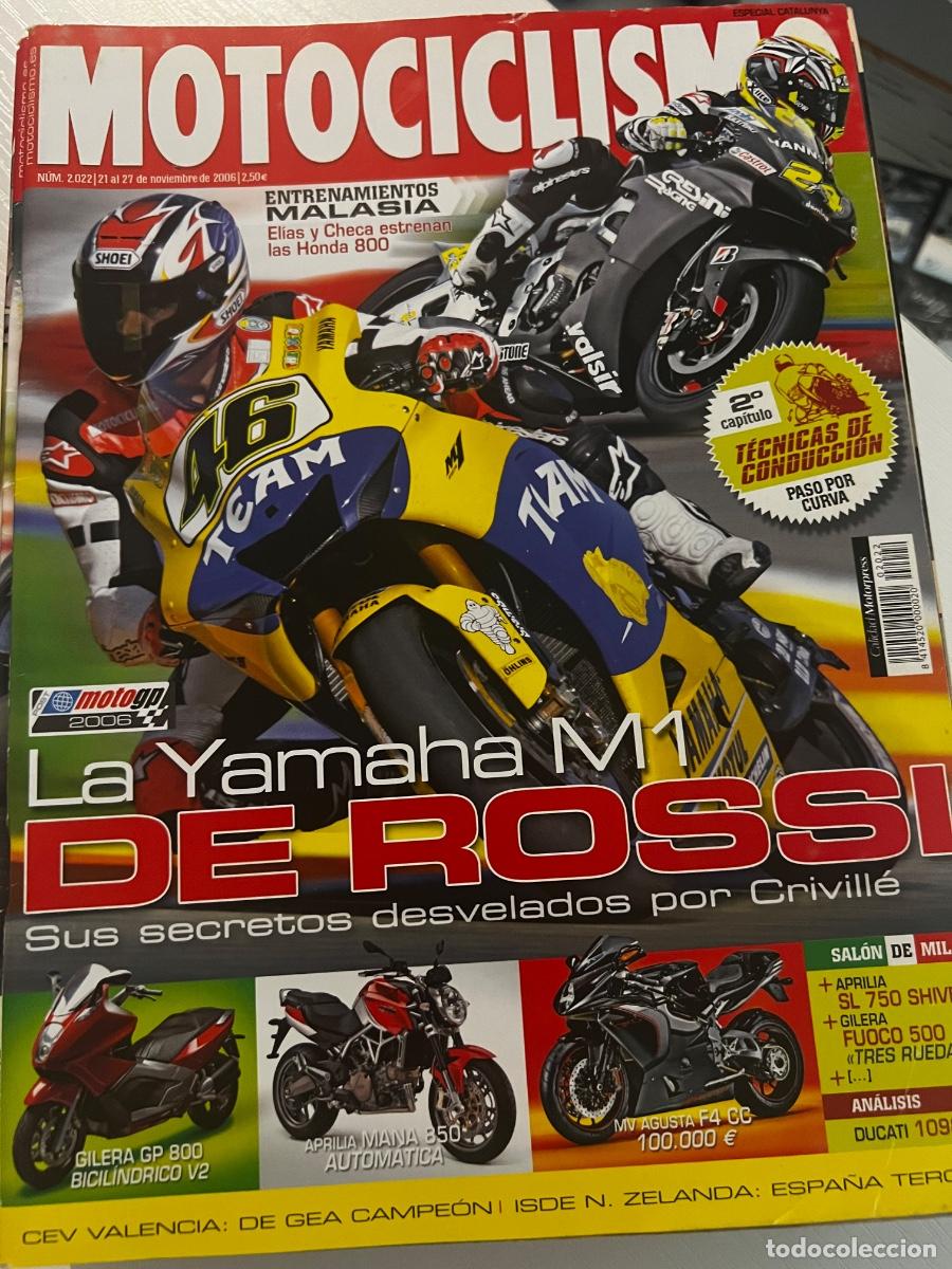 Coches y motocicletas: MOTOCICLISMO. N&ordm; 2022. NOVIEMBRE. 2006. ENTRENAMIENTOS MALASIA. LA YAMAHA M1 DE ROSSI.... LEER.