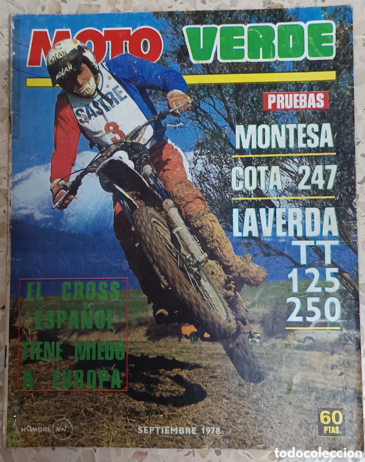 Coches y motocicletas: MOTO VERDE N&Uacute;MERO 2 Montesa cota 247
