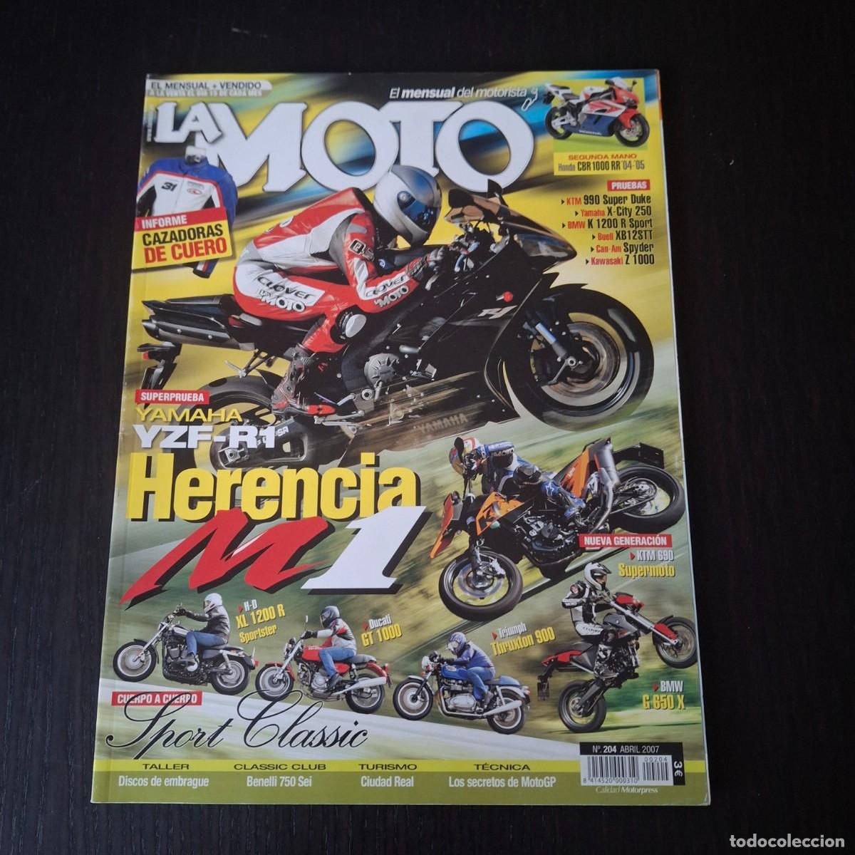 Coches y motocicletas: LA MOTO N&ordm; 204 - HONDA CBR 1000 RR YAMAHA YZF R1 DUCATI GT 1000 KTM 690 BMW G 650 X TRIUMPH TFRUXTON