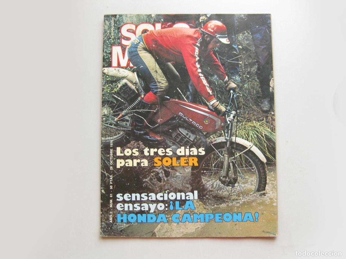 Carros e motociclos: REVISTA SOLO MOTO. A&Ntilde;O 2, N&ordm; 61. 1976