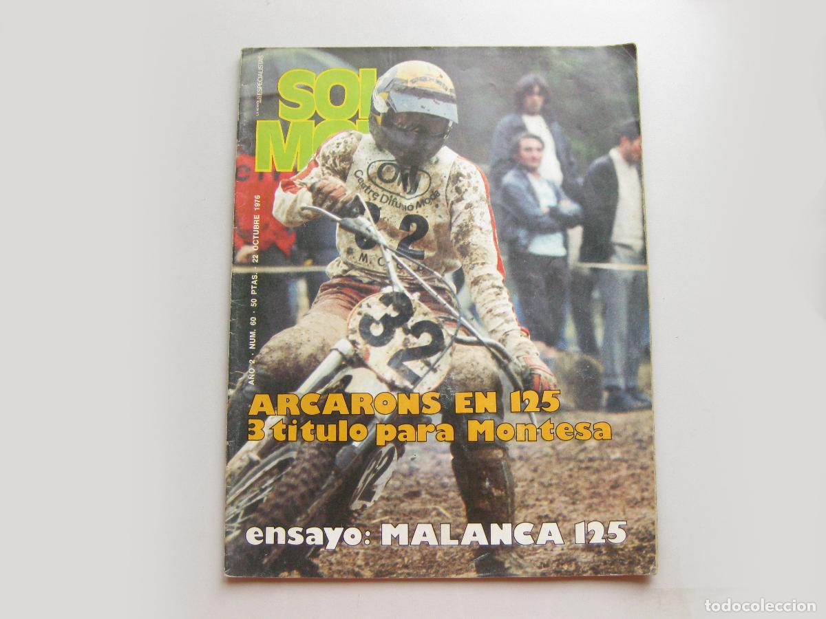 Carros e motociclos: REVISTA DE MOTOCICLISMO SOLO MOTO. A&Ntilde;O 2, N&ordm; 60. 1976.