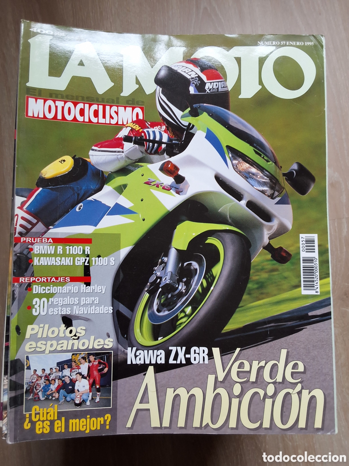Coches y motocicletas: La moto mensual revista n&uacute;mero 57 a&ntilde;o 1995/1 edita Luike motorpress