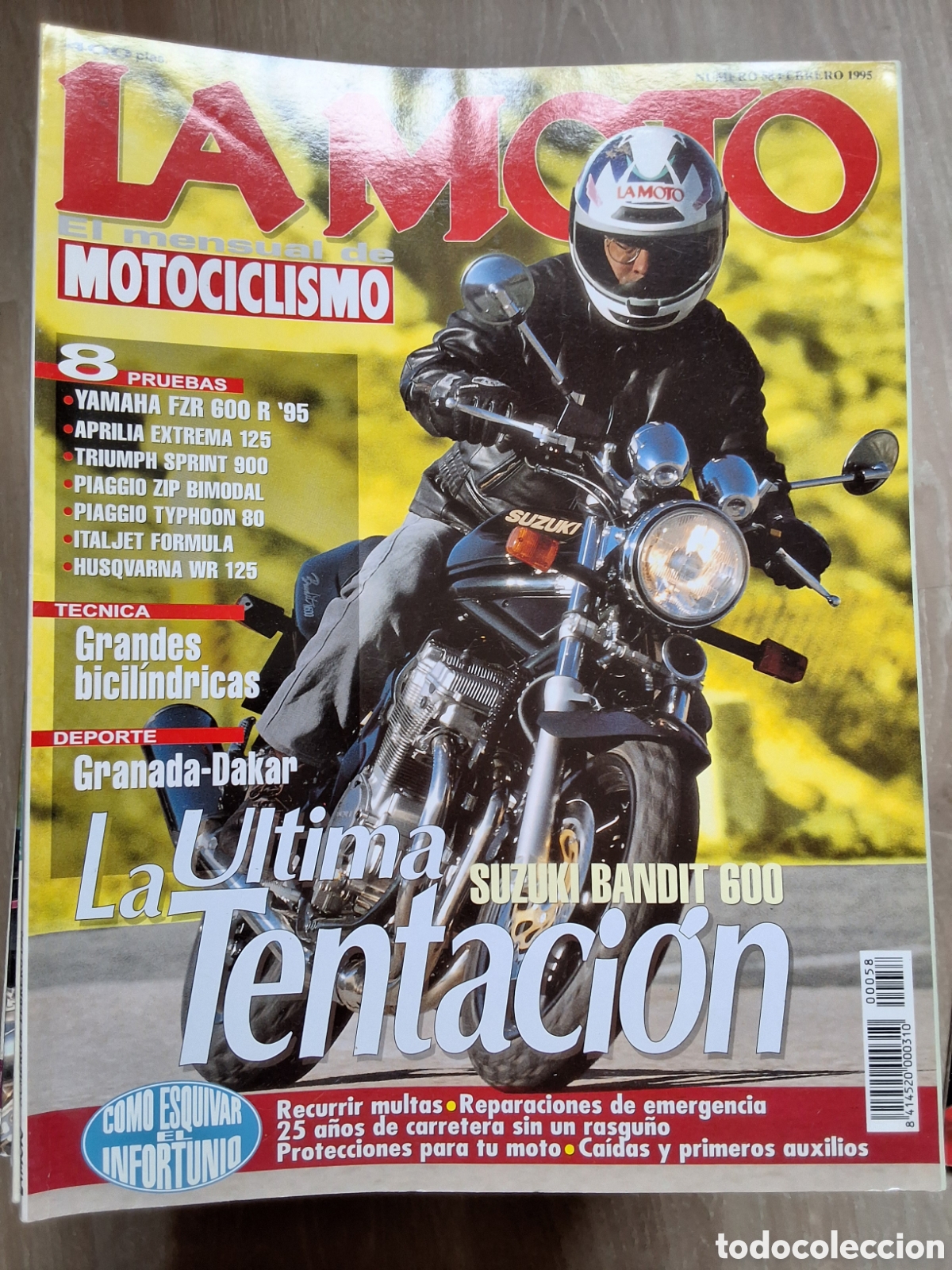 Coches y motocicletas: La moto mensual revista n&uacute;mero 58 a&ntilde;o 1995/2 edita Luike motorpress