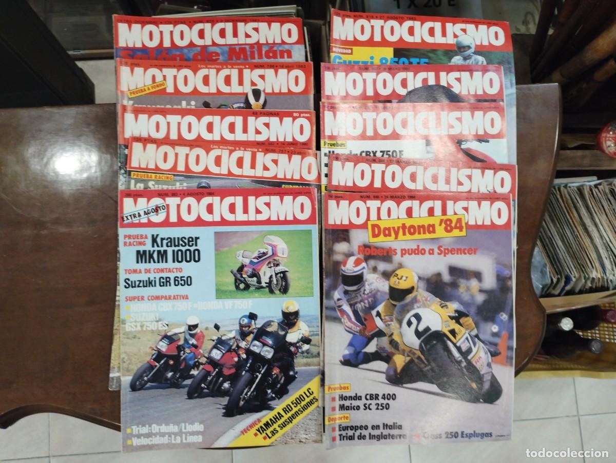 Coches y motocicletas: Lote de revistas de motociclismo (10 revistas)