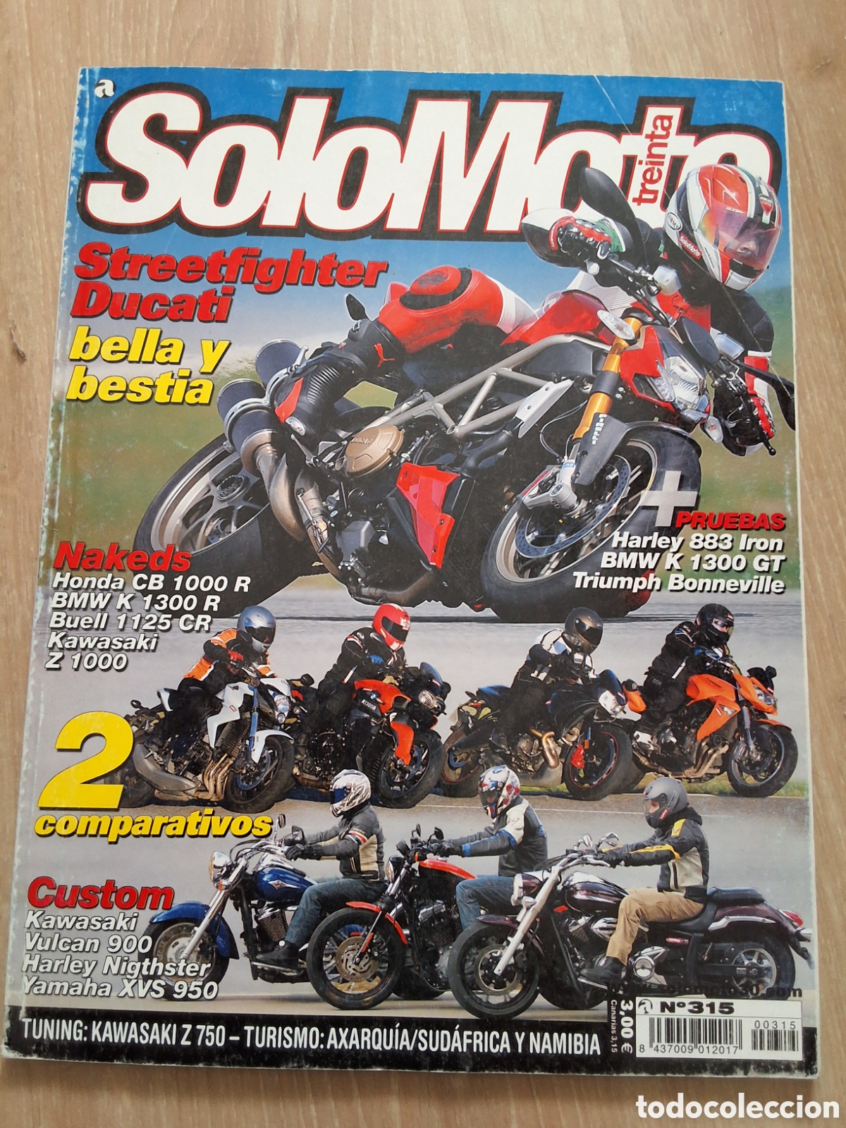 Coches y motocicletas: Solo moto treinta revista n&uacute;mero 315