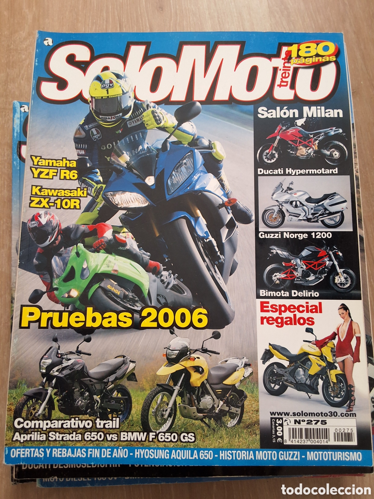 Coches y motocicletas: Solo moto treinta revista n&uacute;mero 275