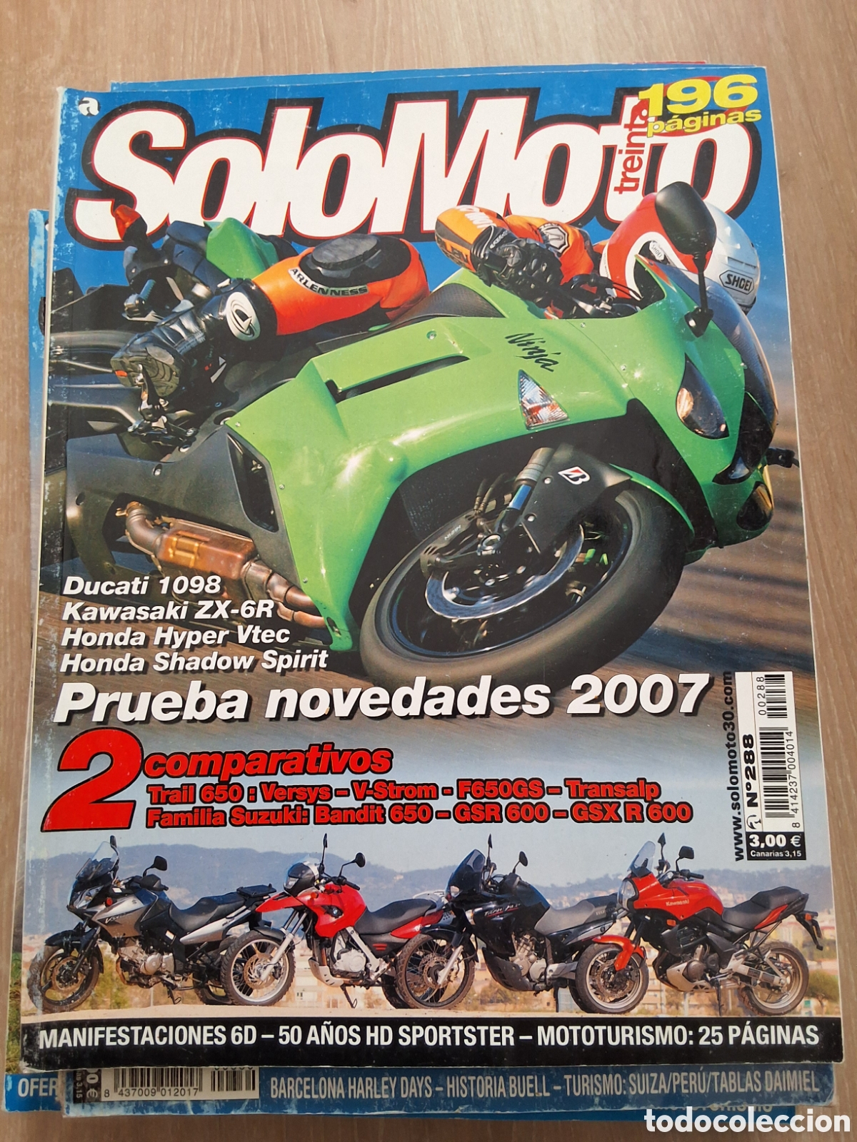Coches y motocicletas: Solo moto treinta revista n&uacute;mero 288