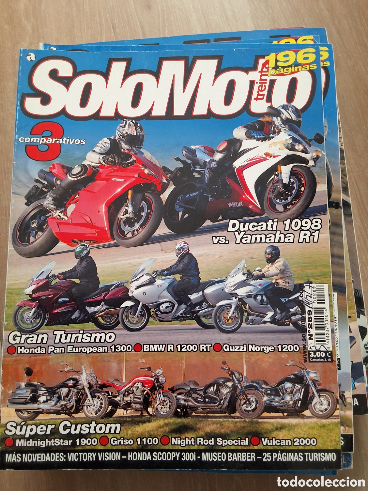 Coches y motocicletas: Solo moto treinta revista n&uacute;mero 289