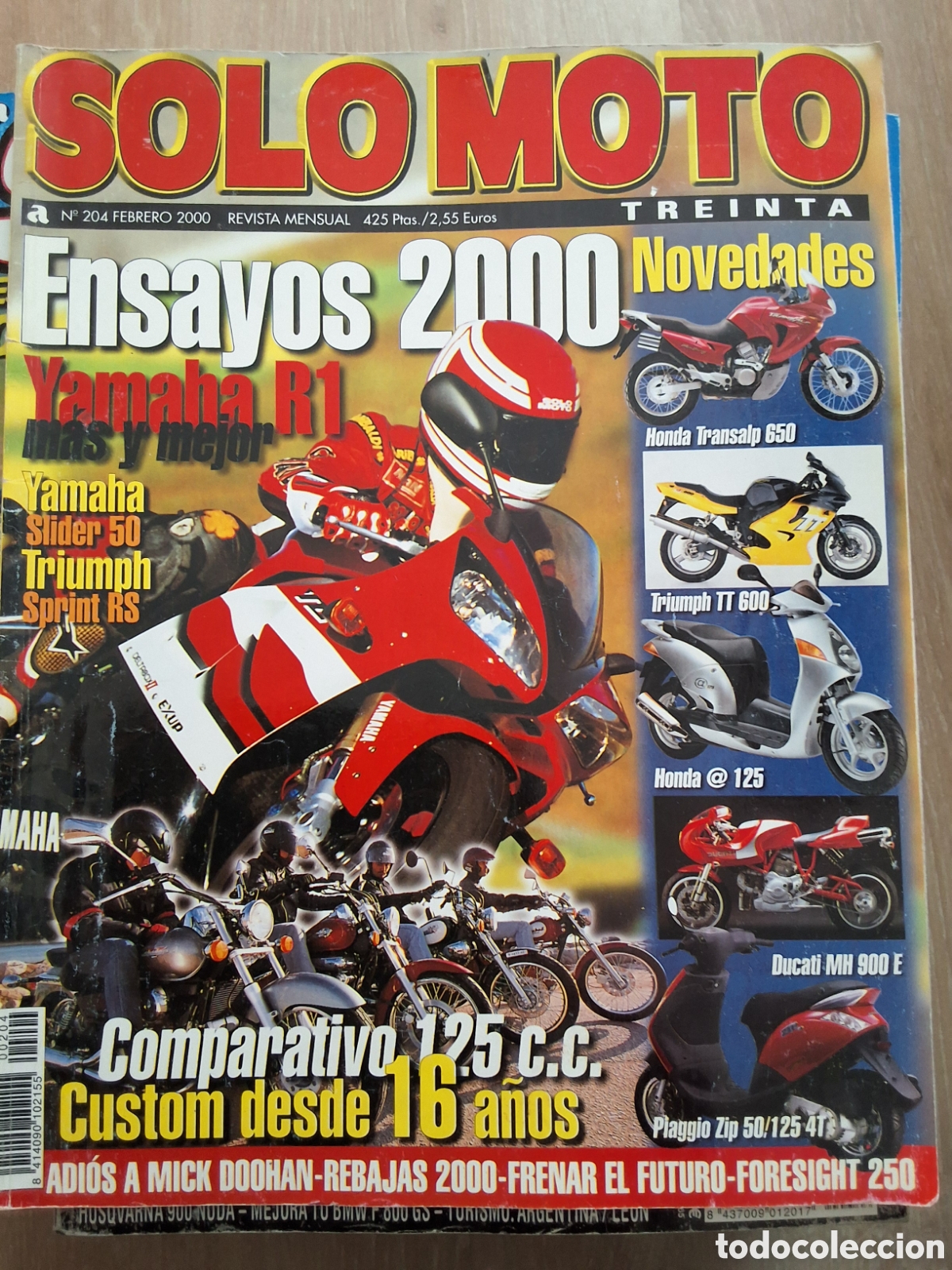 Coches y motocicletas: Solo moto treinta revista n&uacute;mero 204