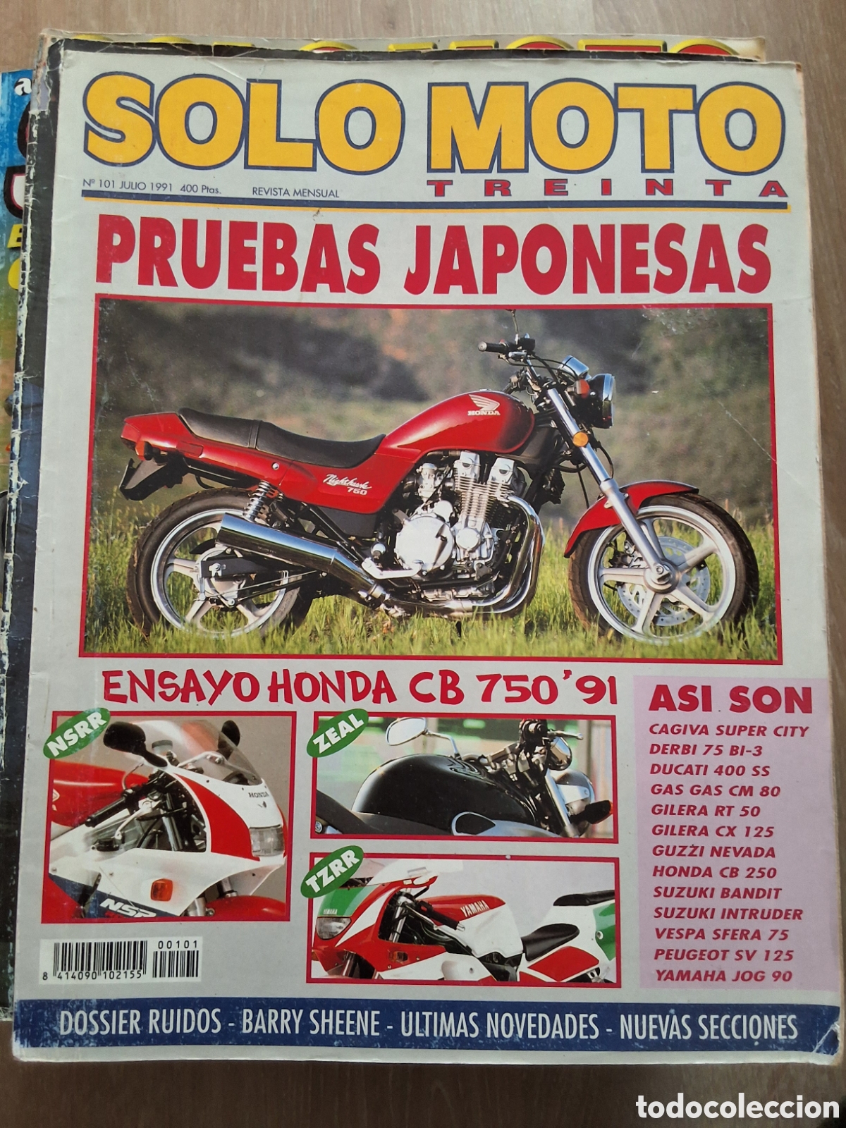 Coches y motocicletas: Solo moto treinta revista n&uacute;mero 101 a&ntilde;o 1991/7